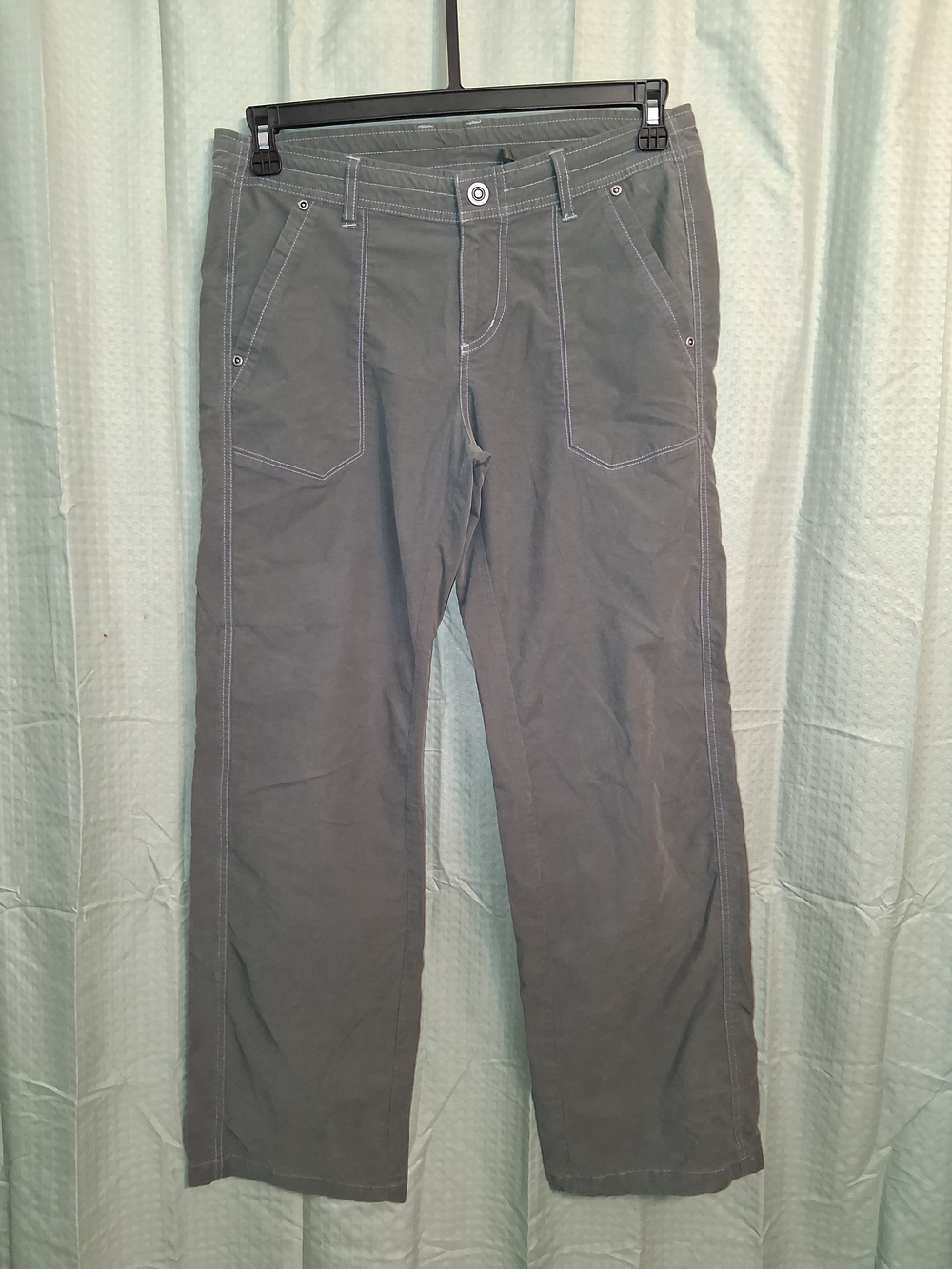Kühl Regular 8 Outdoor Pants in Dark Olive with White Stitching